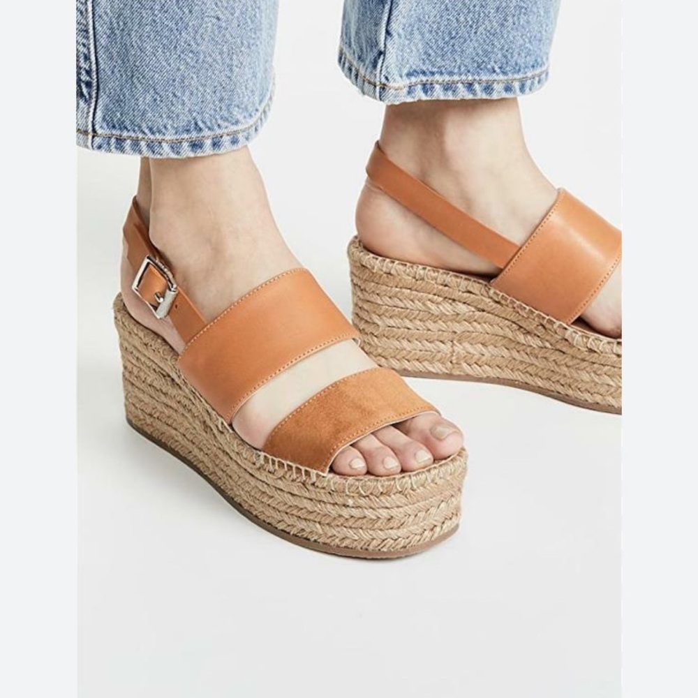 Rag &‎ bone Women's Tan Platform Sandals